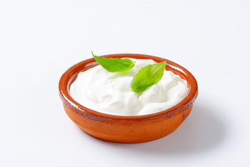 white yogurt