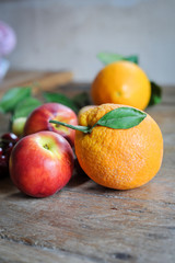 orangen und nektarinen