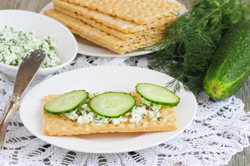 Sandwiches with Cottage Cheese
