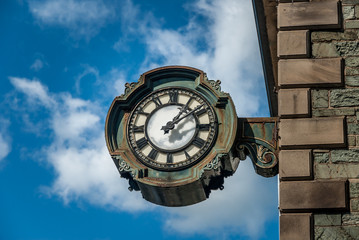 The old cast iron PUPs clock made in 1932 in the town of Keswick, England.