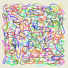 Abstract lines, art vector illustration