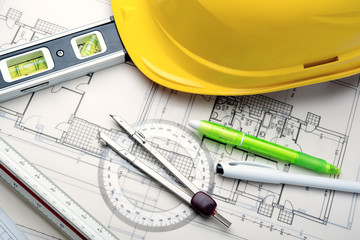 Construction blueprints