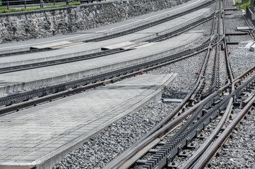 Obraz premium rail track