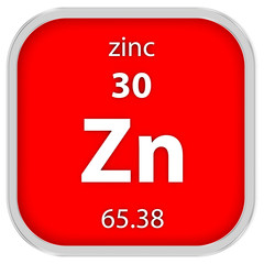 Zinc material sign