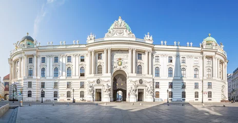 Foto op Canvas Michaelertrakt with the Spanish Riding School an the Sisi Musuem at the Hofburg Vienna, Austria © mRGB