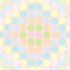 the pattern of hexagons