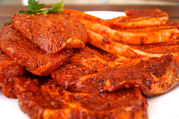 Grillen im Sommer | mariniertes Grillfleisch