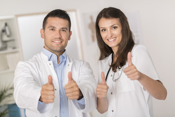 Doctor with nurse