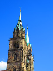 Fototapeta na wymiar St. Lorenz Kirche Nürnberg