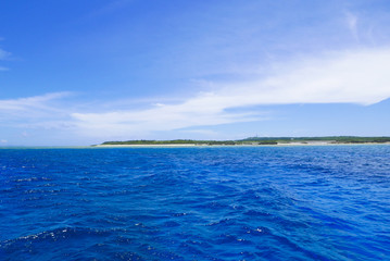 Clear water of ocean