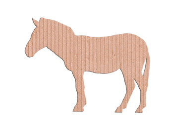 zebra shape paper box