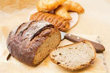 fresh bread and baking 