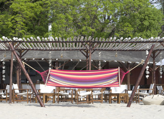 Beach hammock with sea view