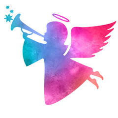 watercolor_silhouette_of_an_angel_watercolor_painting_on_white_b