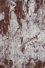 Old painted wooden board
