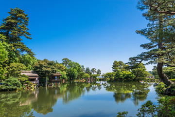 金沢　兼六園　霞ヶ池 