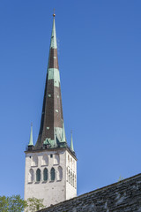 Medieval Church In Tallinn City