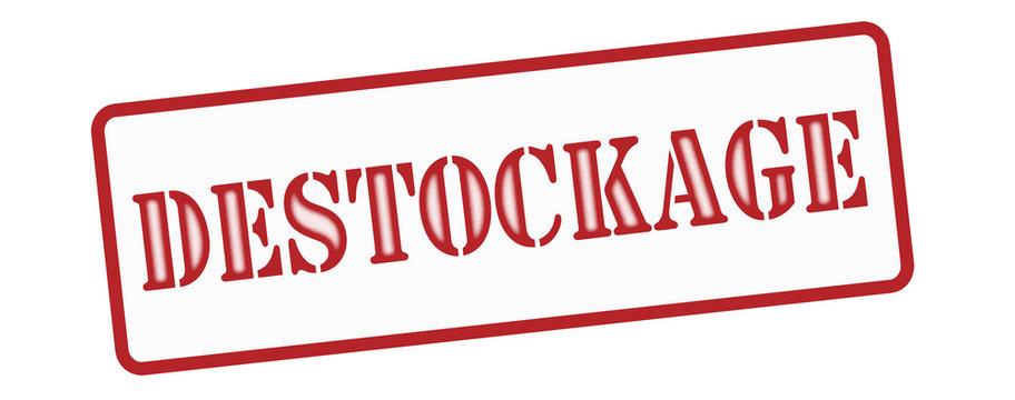 Tampon rouge DESTOCKAGE 