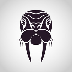Walrus logo vector