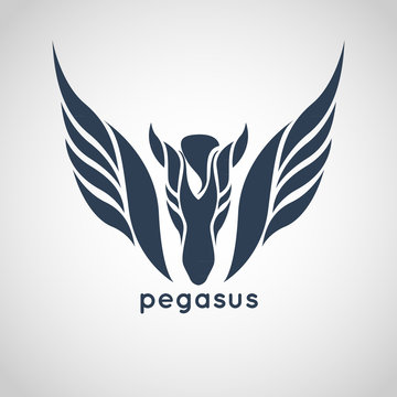 pegasus logo vector