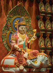 Fototapeta premium The Lord Buddha in Chinese Buddha Tooth Relic Temple, Singapore
