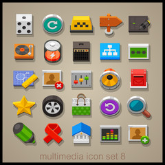 Toy multimedia icons 8
