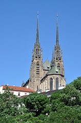 Fototapeta na wymiar the cathedral city of Brno, Czech Republic, Europe