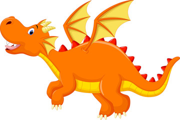 Cute dragon cartoon