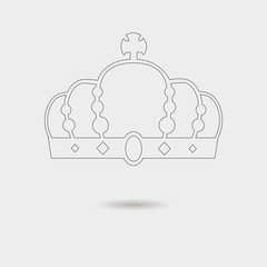 Crown vector icon