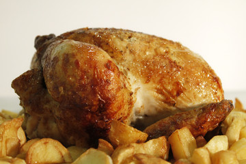 Rost Chicken with potatoes / Pollo Arrosto con patate
