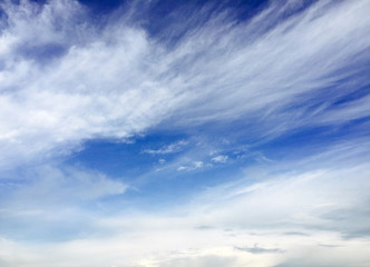 blue sky with clouds closeup

