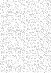 Bacteria. Texture of bacteria on a white background.