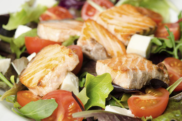 salad with salmon - 85112443