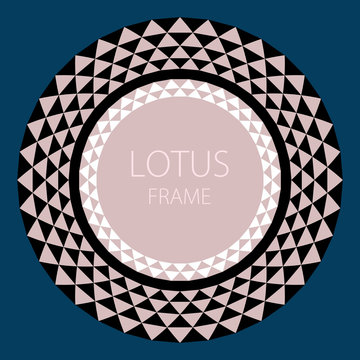 Lotus; an important sacred symbol in the Buddhism and Hinduism.