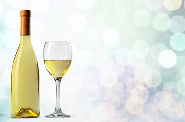 Wine, Bottle, White Wine.