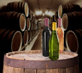 Wine, Barrel, Whisky.