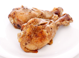 Two Fried Chicken Legs