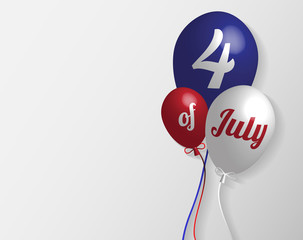 4 july Independence day balloon
