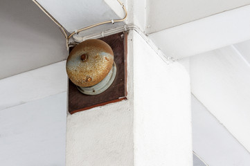 Old electronic school bell.