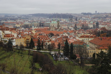 Fototapeta na wymiar panorama of Prague 