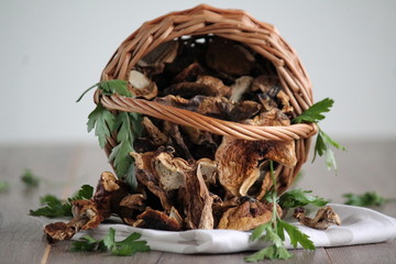 Dried porcini mushrooms