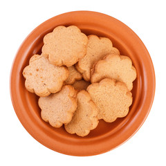 dish of cinnamon cookies
