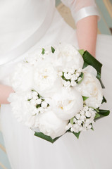 Obraz na płótnie Canvas Bouquet di fiori bianchi