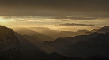 Grand Canyon at sunset, Arizona