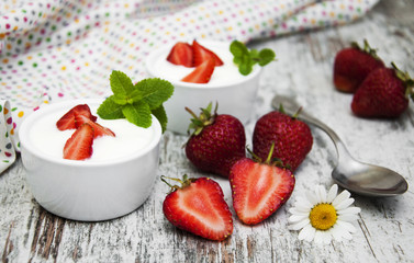 Strawberry yogurt