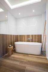Obraz na płótnie Canvas Bathroom with bathtub