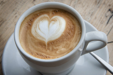 Heart Latte Froth