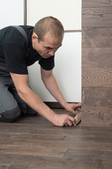Install baseboards
