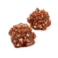 chocolate candy with nuts