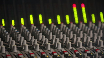 Professional Studio Equipment with Sound Controller and